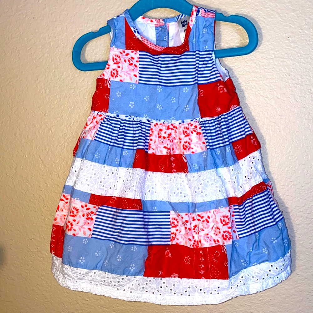 Oshkosh B’gosh 18mo Patchwork Cotton Lined Dress